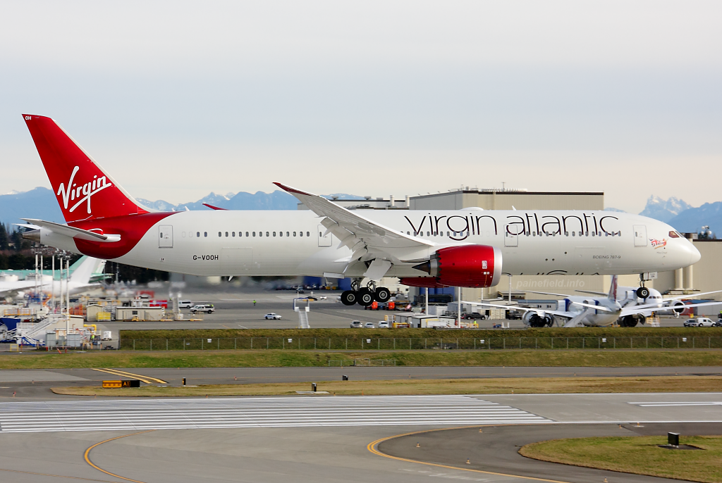 Virgin Atlantic 787-9 G-VOOH at Paine Field