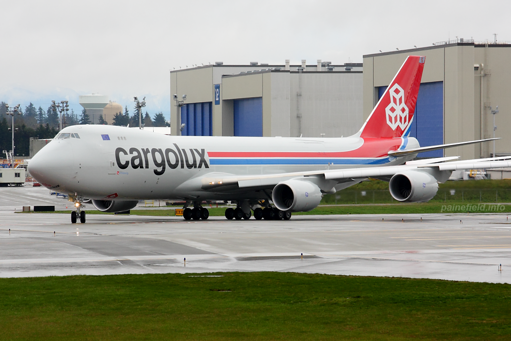 Cargolux 747-8F LX-VCL at Paine Field